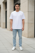 ODR Essential Tee White - Front full body